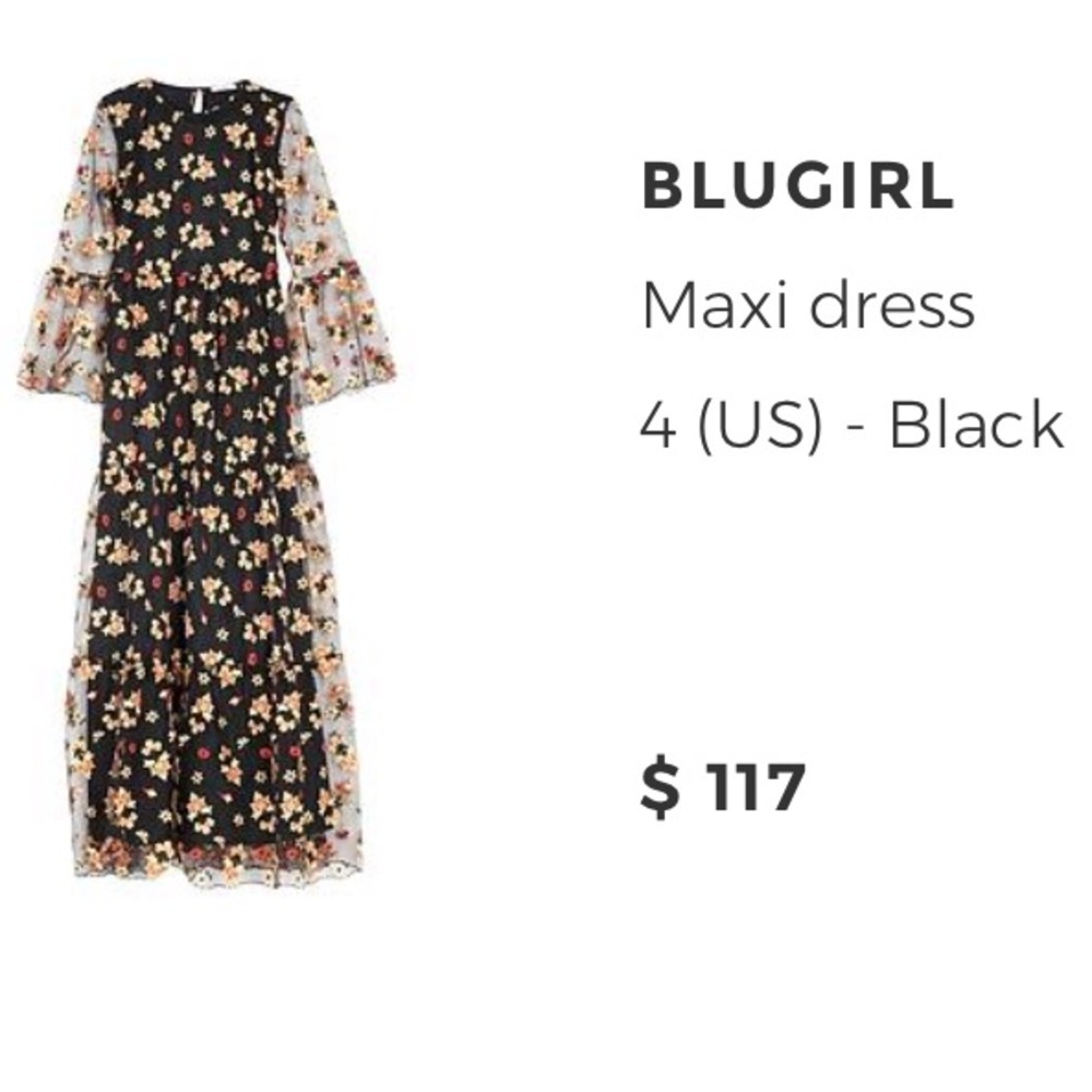 Floral Maxi Dress with Bell Sleeves - Picture 5 of 10